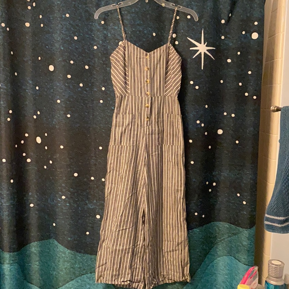 Striped jumpsuit